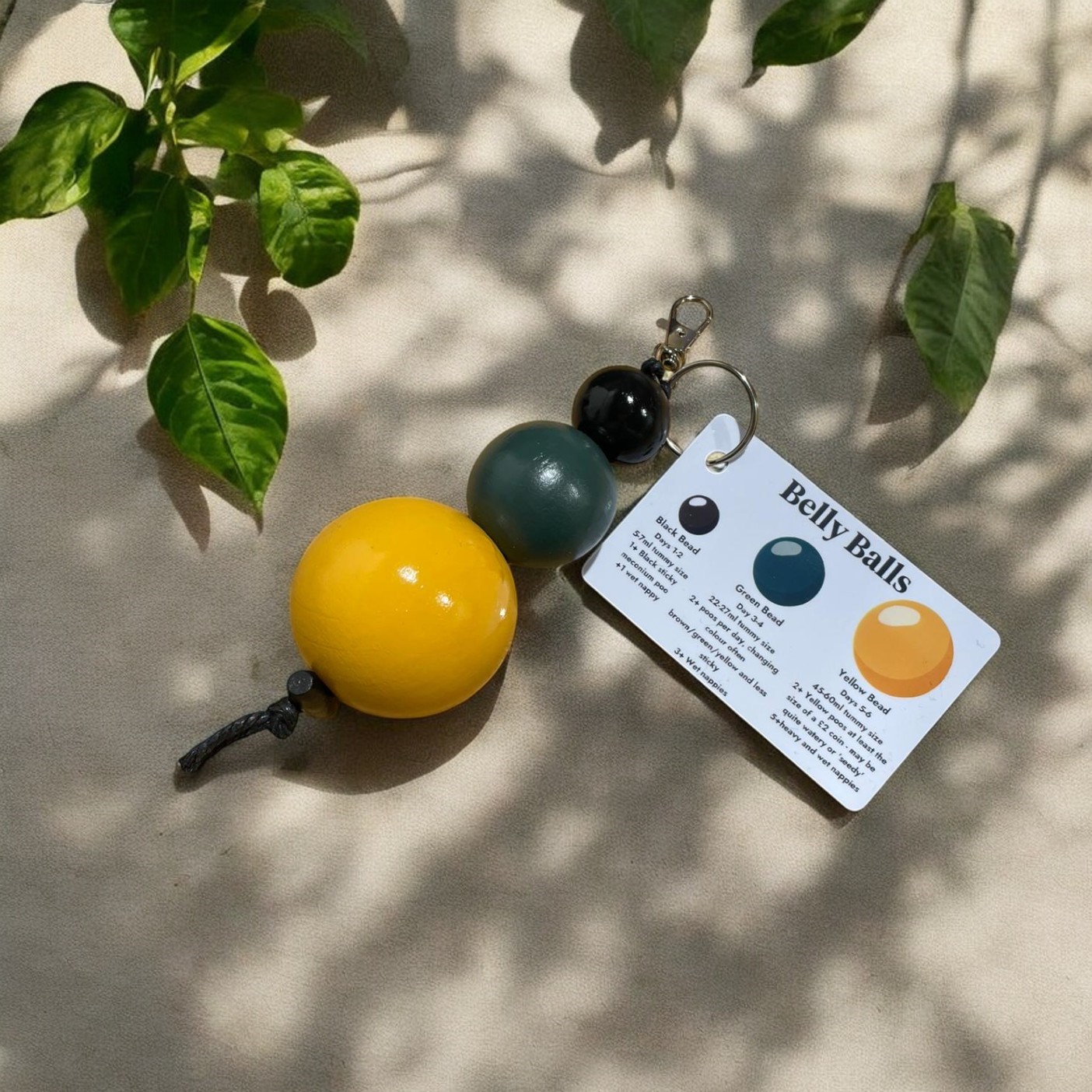 Belly Ball Bag Charm