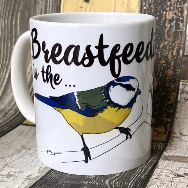 Breastfeeding is the tit mug - White