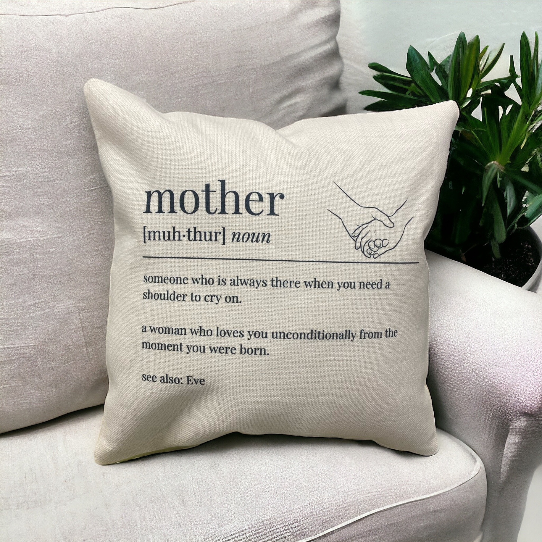 Mother Definition Cushion Cover Families and Babies (FAB)