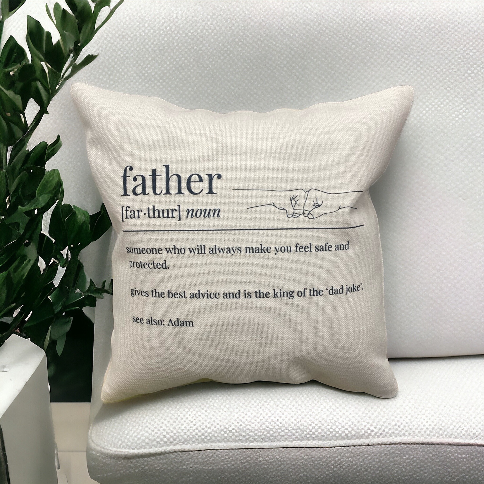 Father Definition Cushion Cover Families and Babies (FAB)
