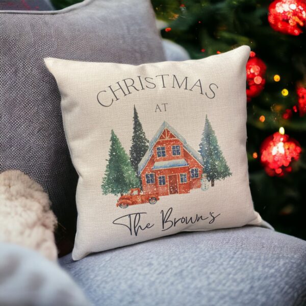 Personalised Christmas Cushion Cover