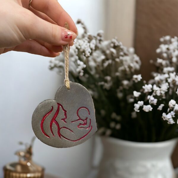 Stone Effect Breastfeeding Clay Ornament - Image 2