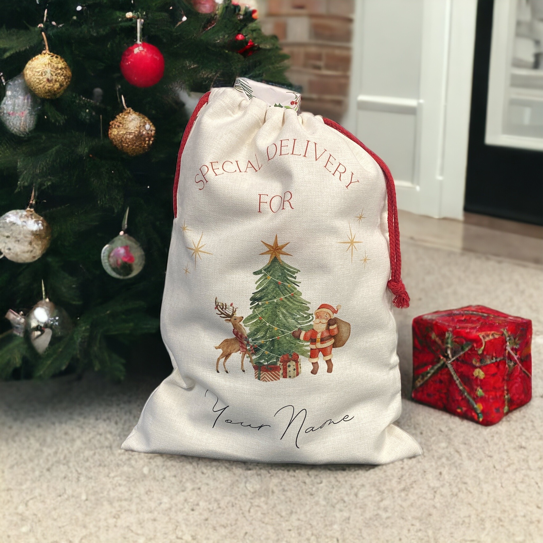 Personalised Santa Sack Special Delivery
