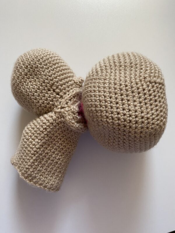 Crochet Breastfeeding Hand Puppet and Boob - Image 2